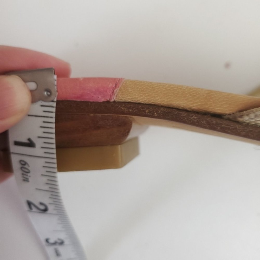 Kate Spade pink cream leather slide sandals - Picture 7 of 8